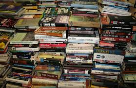 book piles